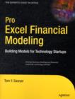 Image for Pro Excel financial modeling: building models for technology startups
