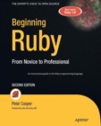 Image for Beginning Ruby  : from novice to professional