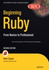 Image for Beginning Ruby: from novice to professional