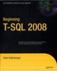 Image for Beginning T-SQL 2008