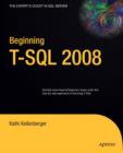 Image for Beginning T-SQL 2008
