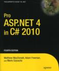 Image for Pro ASP.NET 4 in C# 2010