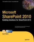 Image for Microsoft SharePoint 2010  : building solutions for SharePoint 2010