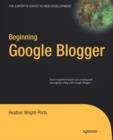 Image for Beginning Google Blogger