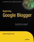 Image for Beginning Google Blogger