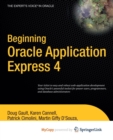 Image for Beginning Oracle Application Express 4