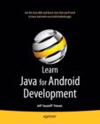 Image for Learn Java for Android development