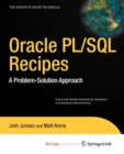 Image for Oracle and PL/SQL Recipes