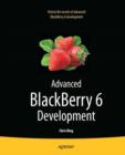 Image for Advanced BlackBerry 6 development