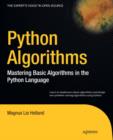 Image for Python Algorithms: mastering basic algorithms in the python language