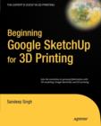 Image for Beginning Google Sketchup for 3D Printing