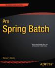 Image for Pro Spring Batch
