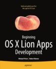 Image for Beginning OS X Lion apps development