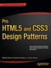 Image for Pro HTML5 and CSS3 design patterns