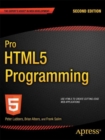 Image for Pro HTML5 programming