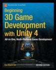 Image for Beginning 3D game development with Unity  : all-in-one, multi-platform game development