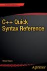 Image for C++ Quick Syntax Reference