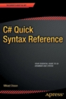 Image for C# Quick Syntax Reference