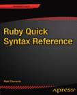 Image for Ruby Quick Syntax Reference