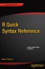 Image for R quick syntax reference