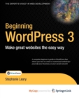 Image for Beginning WordPress 3