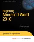 Image for Beginning Microsoft Word 2010
