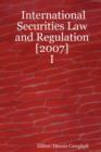 Image for International Securities Law and Regulation [2007] - I