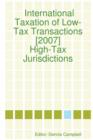 Image for International Taxation of Low-Tax Transactions [2007] - High-Tax Jurisdictions