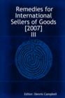 Image for Remedies for International Sellers of Goods [2007] - III