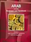 Image for Arab States Business Law Handbook Volume 1 Arab Countries Investment Laws and Regulations