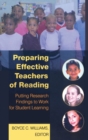 Image for Preparing Effective Teachers of Reading