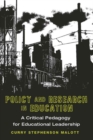 Image for Policy and Research in Education