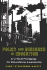 Image for Policy and Research in Education