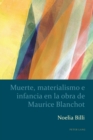 Image for Muerte, materialismo e infancia en la obra de Maurice Blanchot