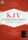 Image for KJV Super Giant Print Reference Bible, Black/Burgundy Simulated Leather