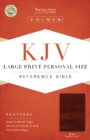 Image for KJV Large Print Personal Size Reference Bible, Brown LeatherTouch