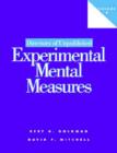 Image for Directory of unpublished experimental mental measures: Vol. 9