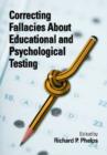 Image for Correcting Fallacies About Educational and Psychological Testing