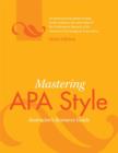 Image for Mastering APA style: Instructor&#39;s resource guide