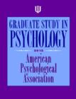 Image for Graduate Study in Psychology : 2012 Edition