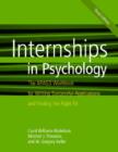 Image for Internships in Psychology : The APAGS Workbook for Writing Successful Applications and Finding the Right Fit