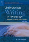 Image for Undergraduate Writing in Psychology