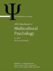Image for APA Handbook of Multicultural Psychology : Volume 1: Theory and Research Volume 2: Applications and Training