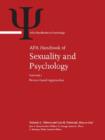 Image for APA Handbook of Sexuality and Psychology : Volume 1: Person-Based Approaches Volume 2: Contextual Approaches
