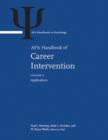 Image for APA Handbook of Career Intervention : Volume 1: Foundations Volume 2: Applications