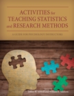 Image for Activities for teaching statistics and research methods  : a guide for psychology instructors