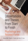 Image for Dissertations and Theses From Start to Finish : Psychology and Related Fields