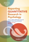 Image for Reporting Quantitative Research in Psychology