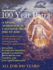 Image for 100 Year Patra (Panchang) Vol 1 : Vedic Science - Astrological Calendar from 1930 - 2030