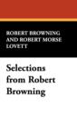 Image for Selections from Robert Browning